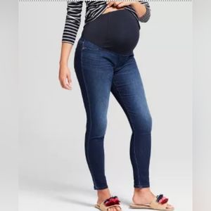 NWOT Ingrid & Isabel Skinny Maternity Jeans, Size 4/27R, Blue